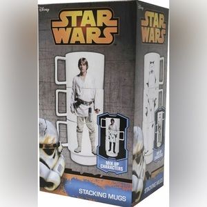 Star Wars - Mix Up Characters Stacking Mugs Luke Skywalker Han Solo Stormtrooper